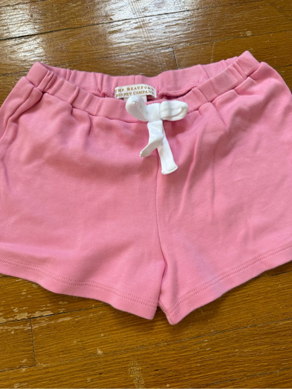 The Beaufort Bonnet Company Pink Pima Drawstring Athletic Shorts